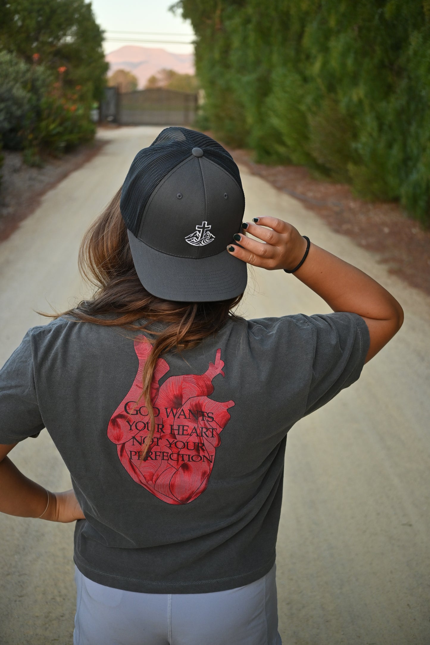 God Wants Your Heart heavyweight boxy tee