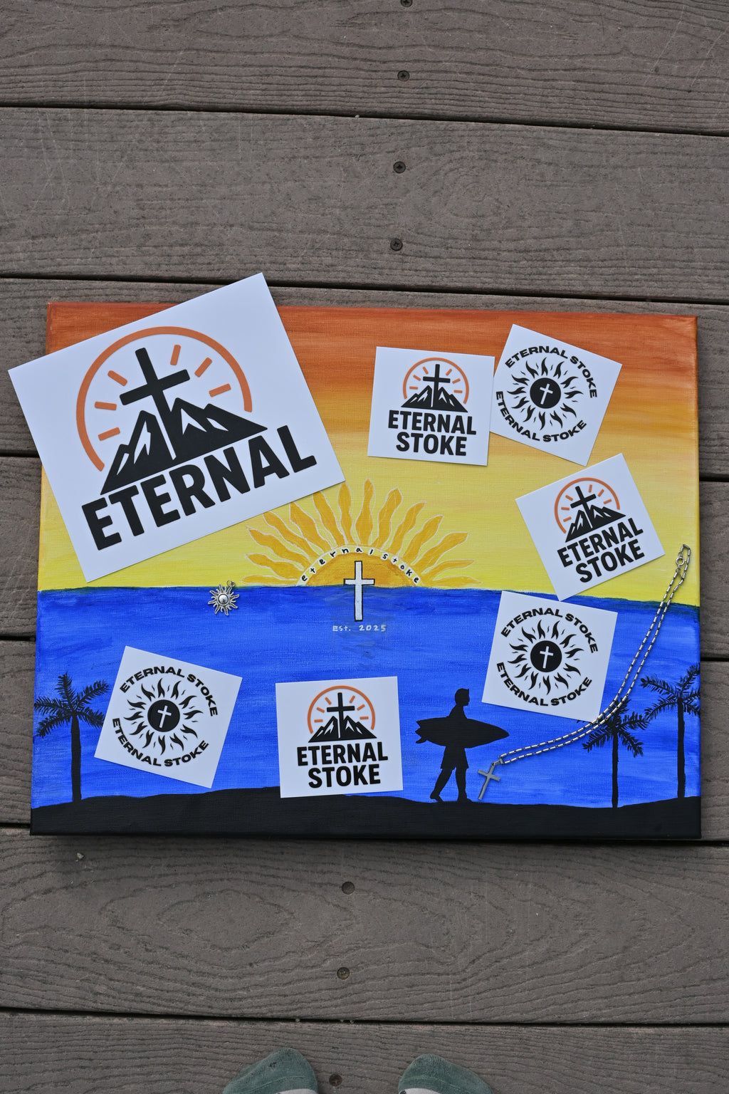 3in x 3in Eternal Stoke logo Transfer Sticker